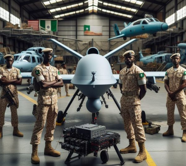 AI-generated depiction of the Nigerian army aviation corp.