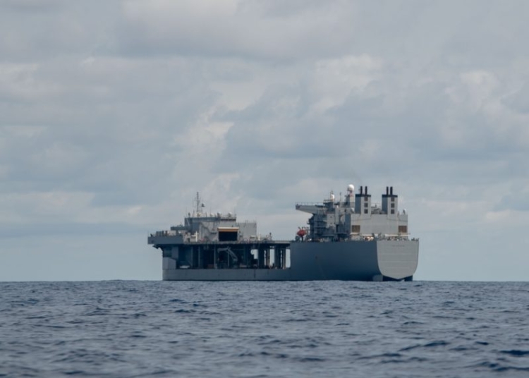 The Lewis B. Puller-class Expeditionary Sea Base USS Hershel “Woody” Williams (ESB 4)