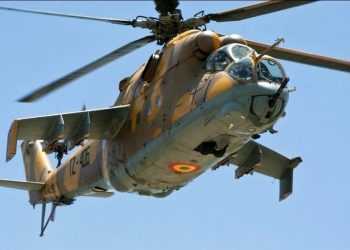 Malian Mi-24 hind helicopter