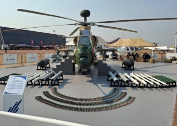 Chinese Z-10ME attack helicopter at AAD 2024