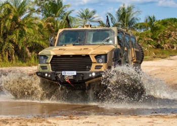 Paramount's Maatla 4x4 armoured vehicle.