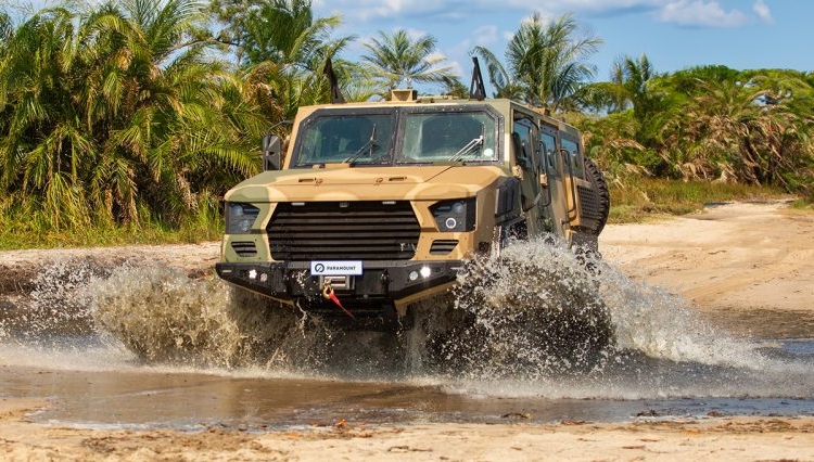 Paramount's Maatla 4x4 armoured vehicle.