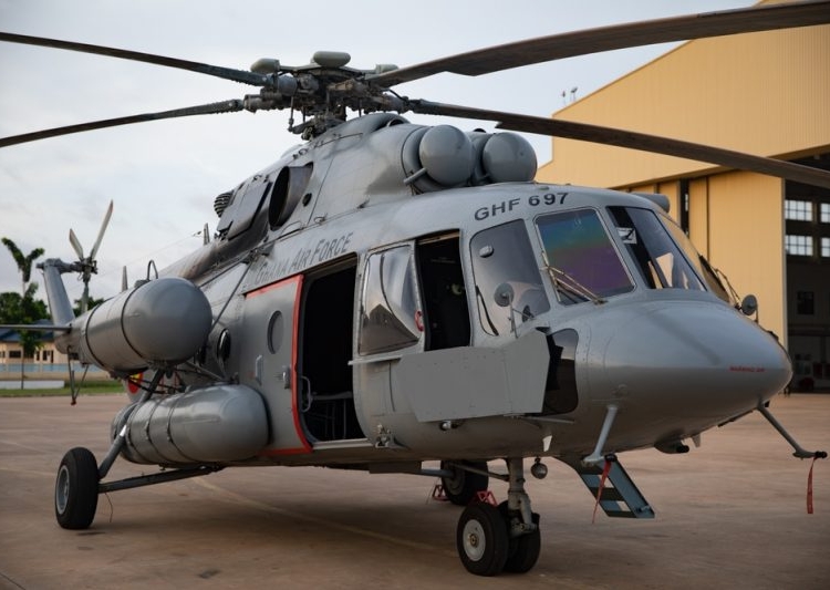 Ghana air force mi-17 helicopter