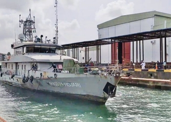 Benin Navy ship (BNS) PENDJARI 900.