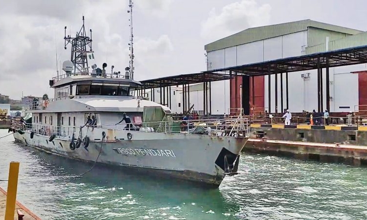 Benin Navy ship (BNS) PENDJARI 900.