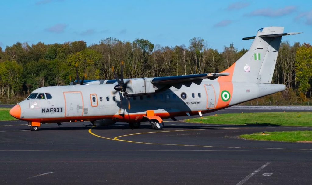 Nigerian Air Force atr-42 Isr aircraft