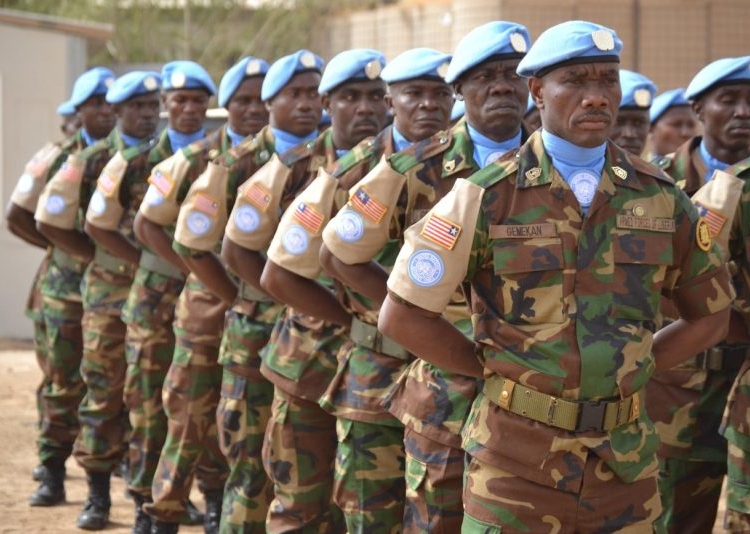 Caption: Liberian soldiers on Peacekeeping Mission in Mali
Photo: © MINUSMA