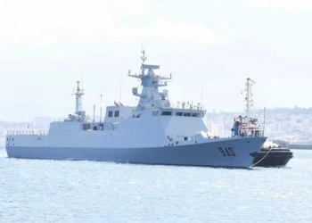 Algerian navy Chinese made Type 056 f-15A El Moutassadi corvette