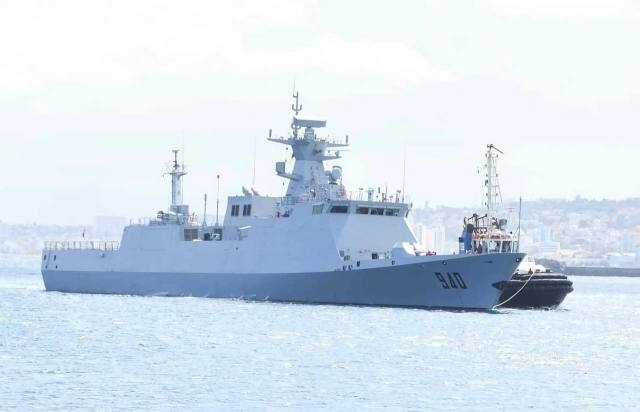 Algerian navy Chinese made Type 056 f-15A El Moutassadi corvette