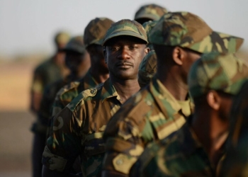 Togolese soldiers. Photo: Fred Dufour/AFP