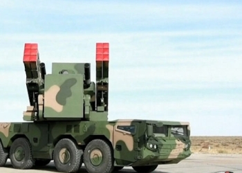 China's FK-2000 air defence system, an analog of the Russian-made Pantsir.